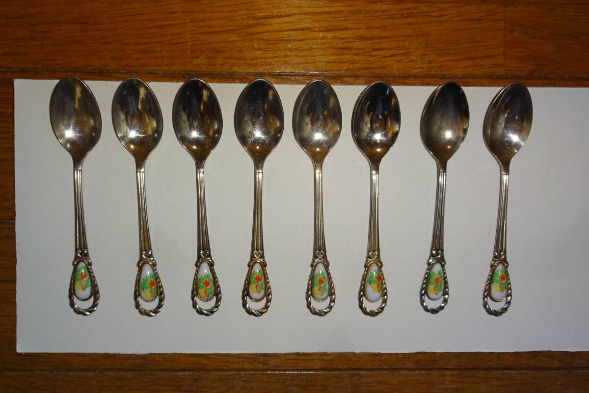 レトロカトラリー レトロスプーン 8本セット拍卖