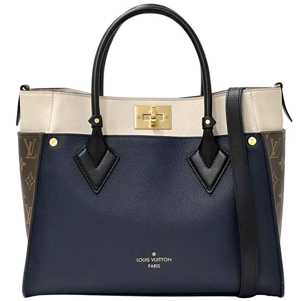 ルイ・ヴィトン LOUIS VUITTON バッグ モノグラム レディース ブランド ハンドバッグ ショルダーバッグ 2way レザー オンマイサイド MM拍卖