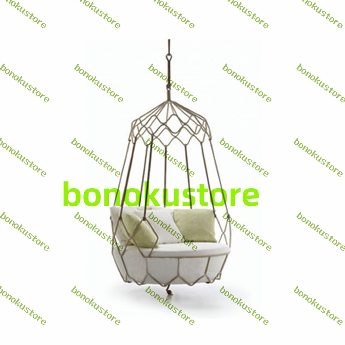 2~4人用屋外ポーチブランコ ハンギングバスケットつるチェア屋内、家庭、屋外、二人用ハンギングチェアブランコ、バルコニー拍卖