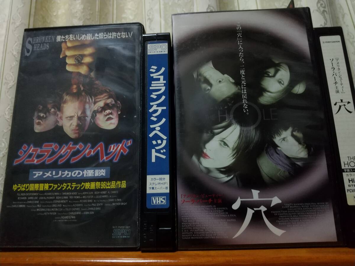 シュランケン・ヘッド アメリカの怪談 チャールズ・バンド ソーラ・バーチ 2本セット拍卖