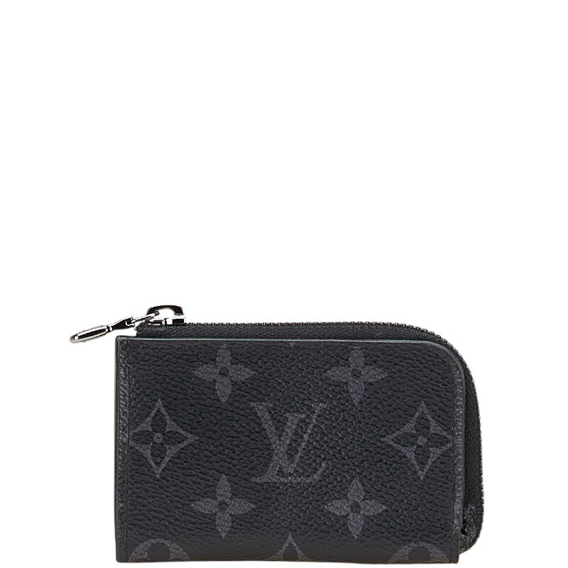 ルイ ヴィトン モノグラム エクリプス ポルトモネ ジュール コインケース 小銭入れ M63536 ブラック PVC レザー LOUIS VUITTON 【中古】拍卖