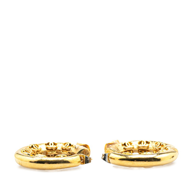シャネル ココマーク ピアス ゴールド メッキ レディース CHANEL 【中古】拍卖