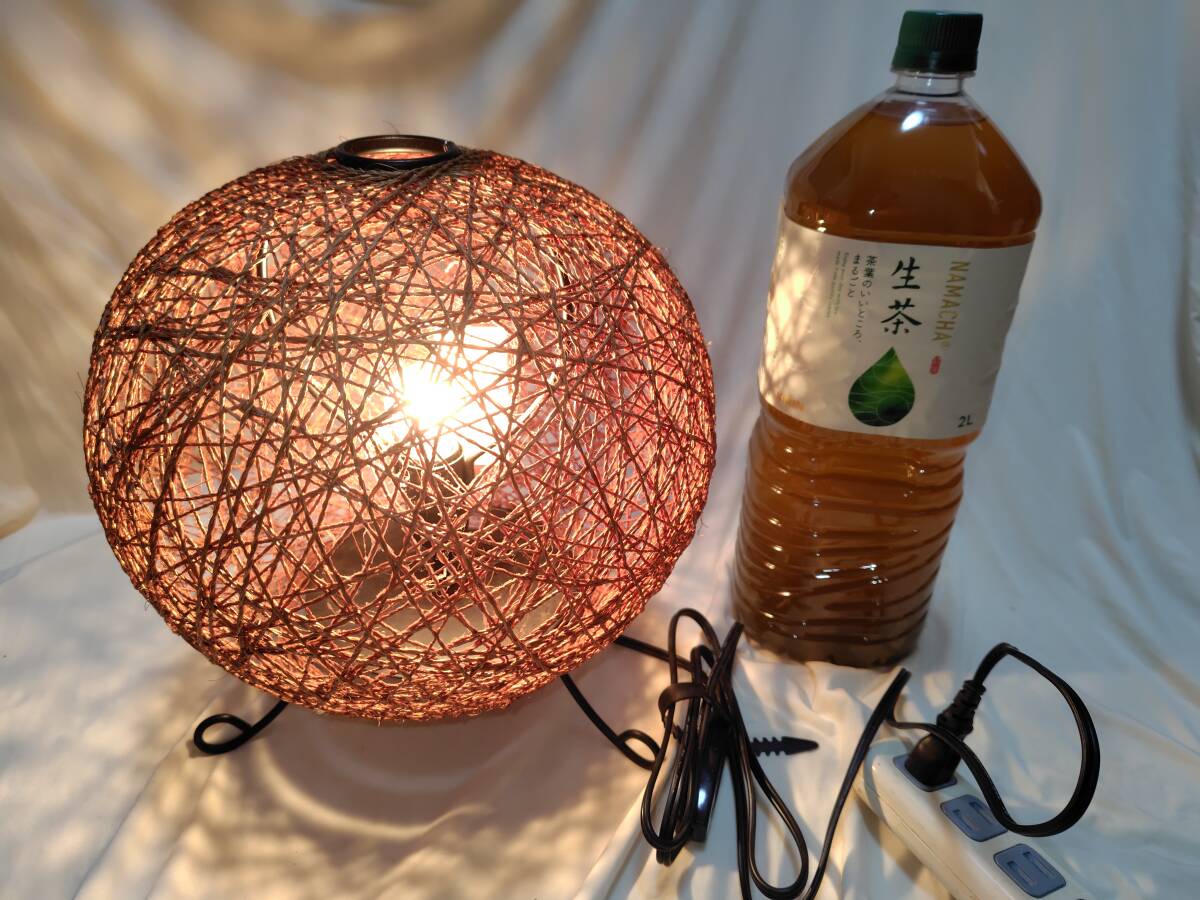 44*【新古品】*ルームライト ナチュラルテイスト アンティーク 南国風 和風 どんなお部屋にも合う♪ リラックス効果あり♪ 送料無料拍卖