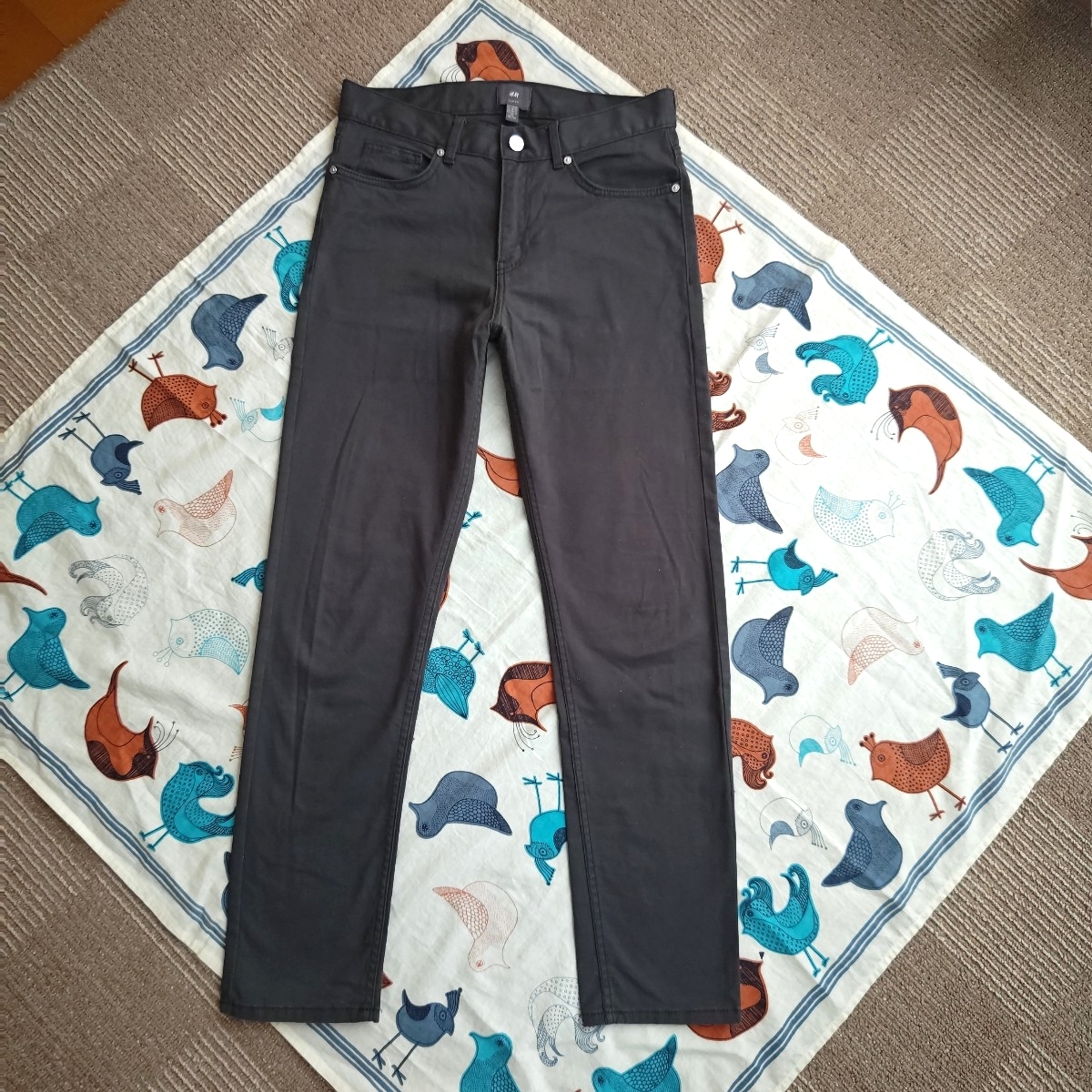 H&M★スキニーパンツ SLIM FIT US28/30 濃グレー拍卖