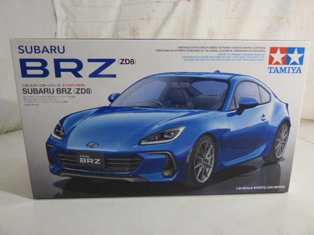 み481.TAMIYA スバル BRZ ZD8 1/24スケール スポーツカーシリーズ ディスプレイモデル 未組立拍卖