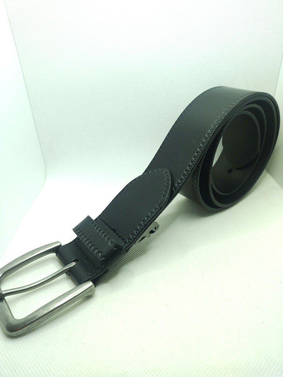 美品 リーバイス ベルト 最高品質 レザー フルグレインボウ ンレザー メンズ 黒 ブラック 6S-3013 【完動品】拍卖