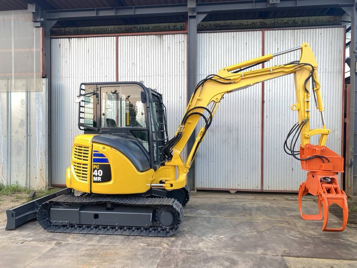 ★ユンボ/油圧ショベル コマツ PC40MR-3 ・グラップル・ 倍速・マルチ・★千葉県~拍卖