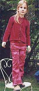 ◆〈ローラアシュレイ〉 ローズ柄 カルソン 【7才】◆新品♪拍卖