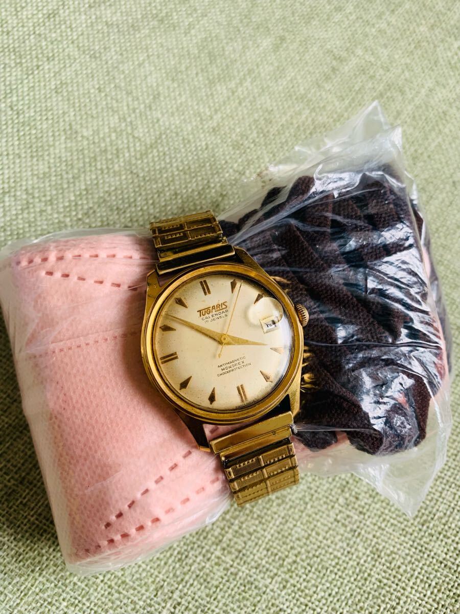 TUGARIS タガリス カレンダーウォッチ 17石 メンズ腕時計 JR03拍卖