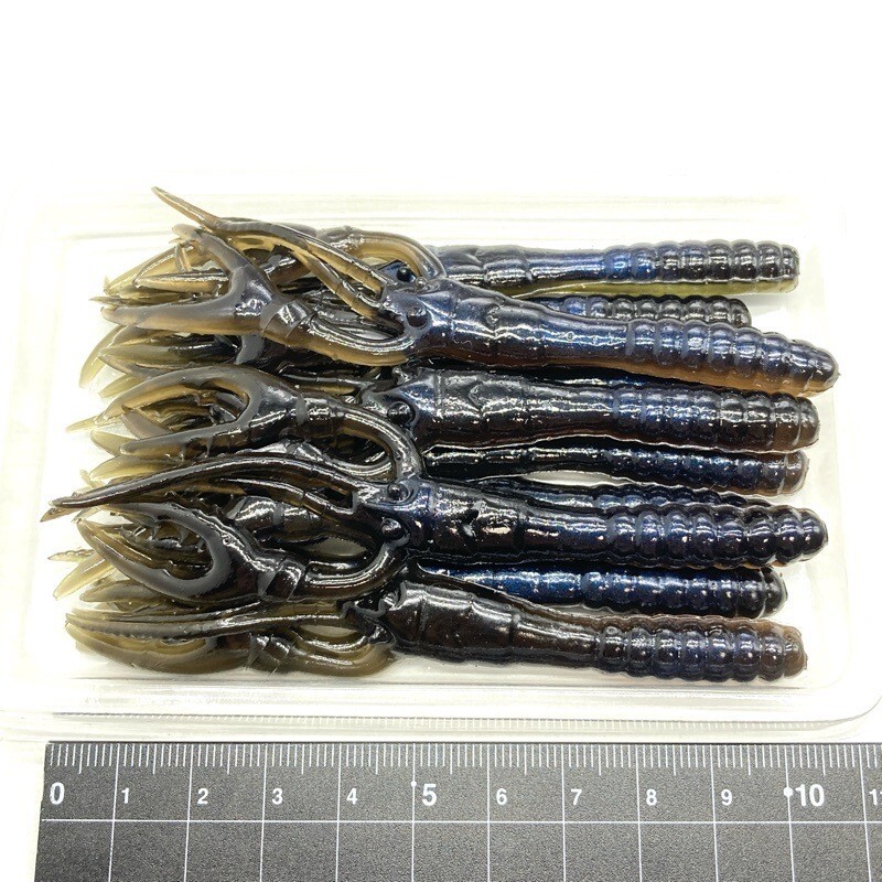 813806 リバーサイドルアーズ ビッグクロー 4インチ 10本 #ブルーナチュラル? RIVERSIDE LURES BIG CLAW アメリカンワーム オールド品拍卖