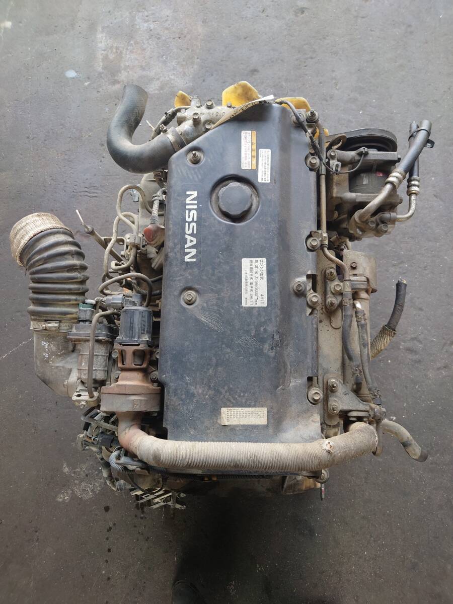 4HL1-1 エンジン 日産 アトラス いすゞ エルフ 平成18年6月 PB-AKR81AD NKR81 最高出力96/3000kw/r.p.m エンジン 2025070204 7004521拍卖