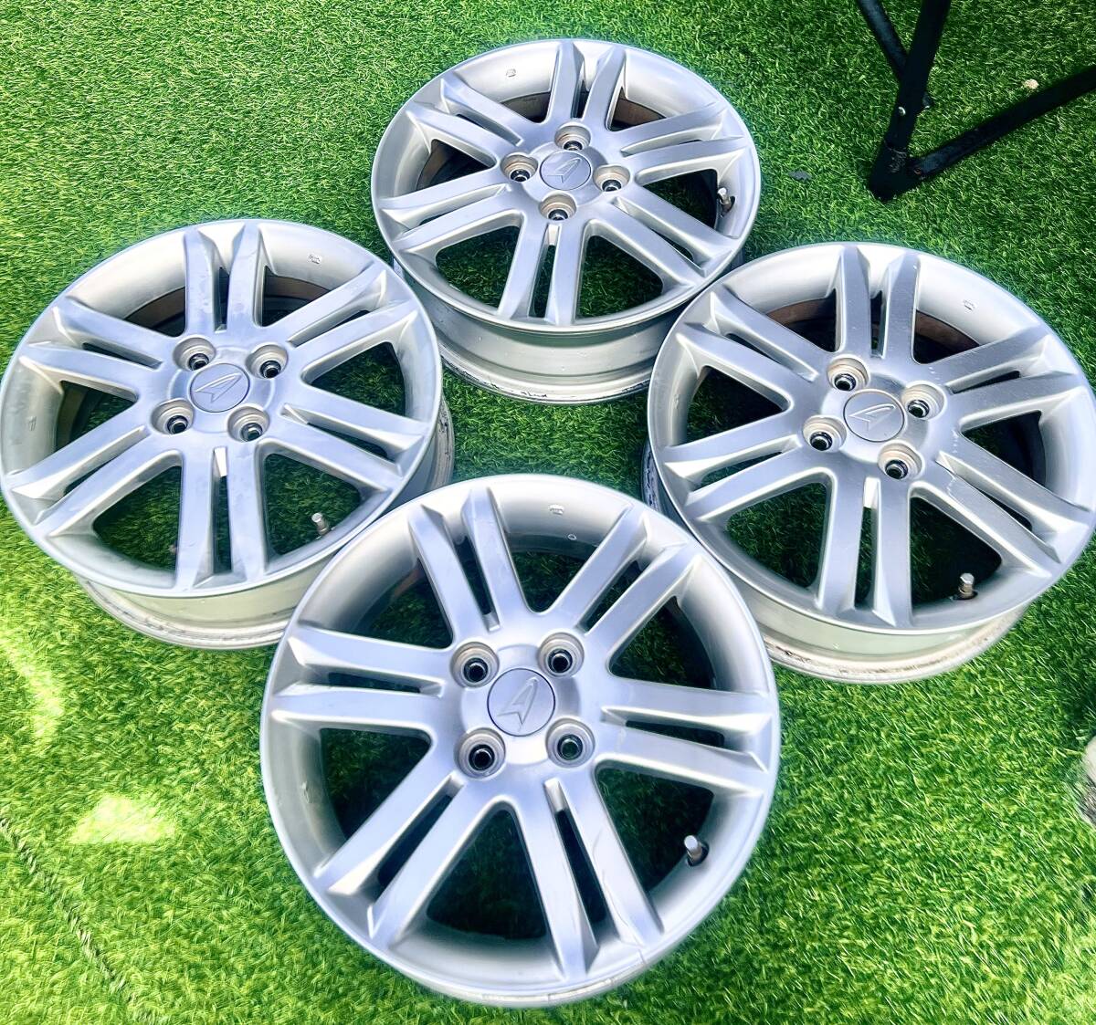 ダイハツ 純正アルミ 15×4.5J+45 PCD100 15インチ 4穴 ホイール 4本セット タント ムーブ カスタムなどに★拍卖