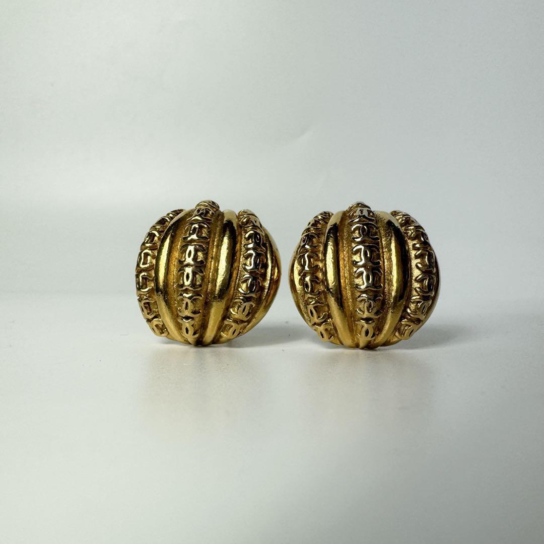 シャネル イヤリング ココマーク 23刻印 1988年製 ヴィンテージ シェル拍卖