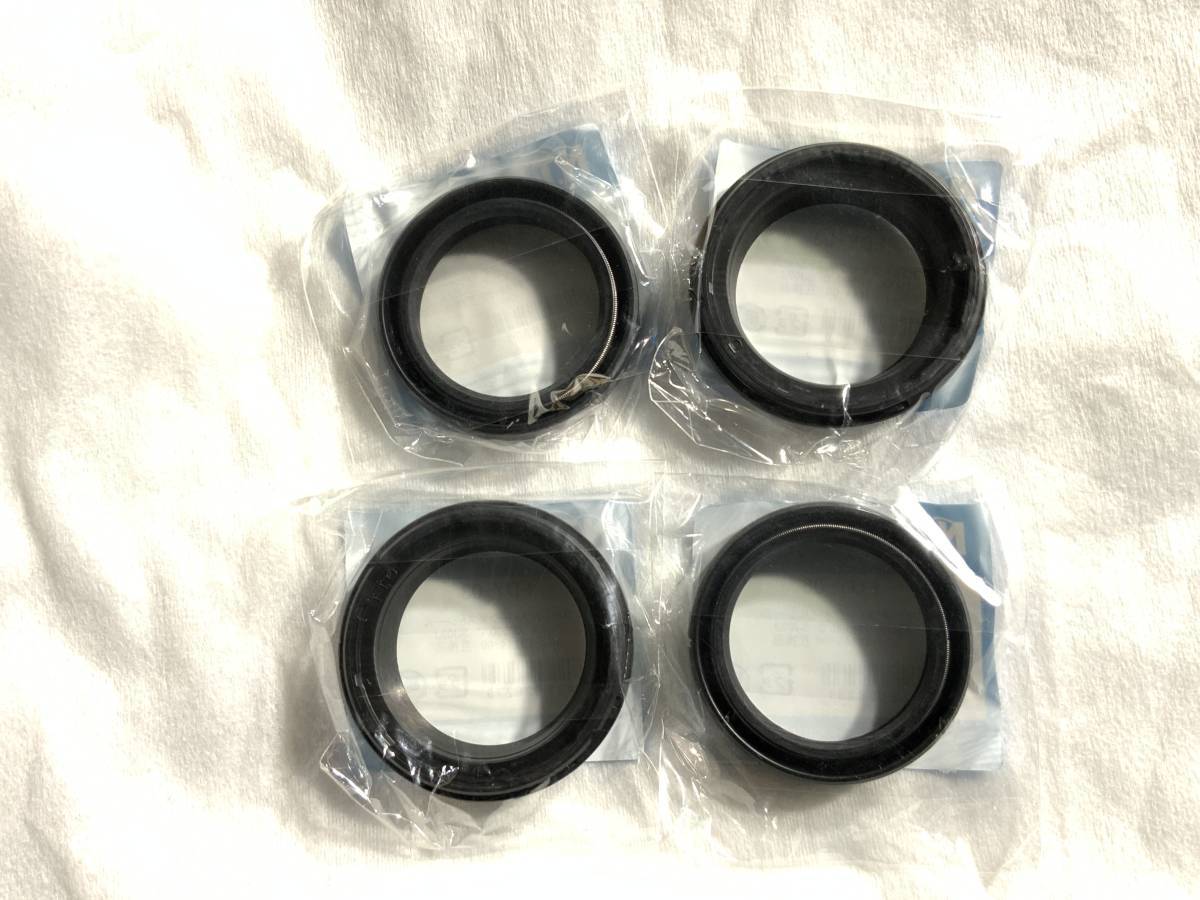 送料185円 1台分 FZR250R 1989~1994年 3LN フロントフォークオイルシール ダストシール オイルシール FOY-06 +FDY-03 拍卖