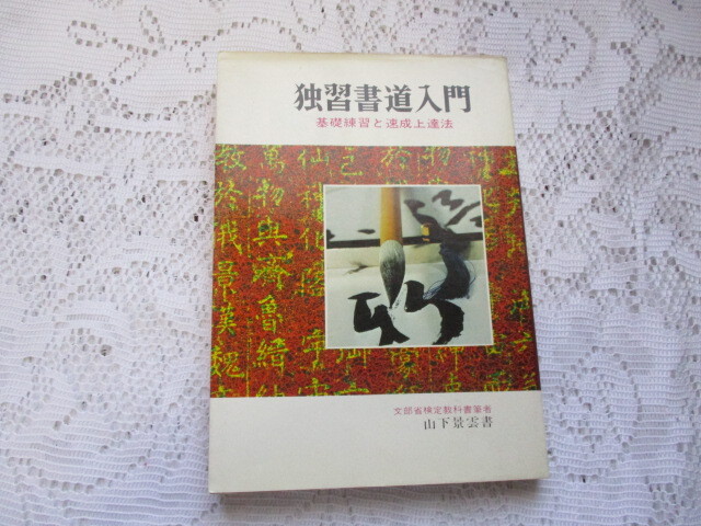 独習書道入門 基礎練習と速成上達法 山下景雲拍卖