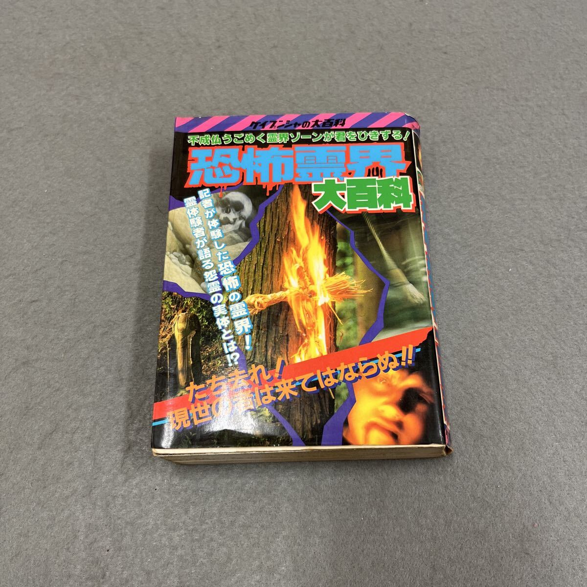 恐怖霊界大百科●昭和62年6月20日初版発行●ケイブンシャの大百科●恐怖体験●心霊●怪奇現象●おばけ●幽霊●恐怖漫画●ホラー拍卖