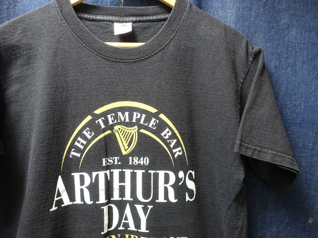 SALE USA アメリカ 古着 THE TEMPLE BAR テンプルバー アイルランド 半袖 企業物 プリント Tシャツ M / 29 セール 卸拍卖