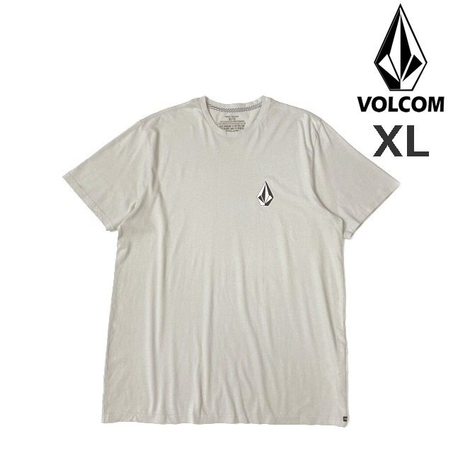 売切り【正規新品】VOLCOM ボルコム◆半袖 Tシャツ スケート サーフ ストーンロゴ 男女兼用(XL)グレー 250617-B拍卖