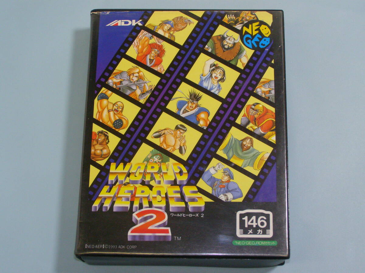 SNK NEOGEO ROM ワールドヒーローズ2 WORLD HEROES 2 ※難あり拍卖