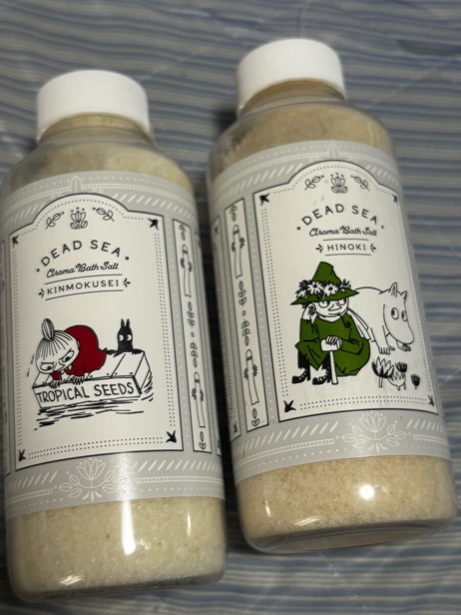 ムーミン MOOMIN デットシーアロマバスソルト 300g 浴用化粧品・ヒノキの香り・キンモクセイの香り2本セット・Ⅱ拍卖