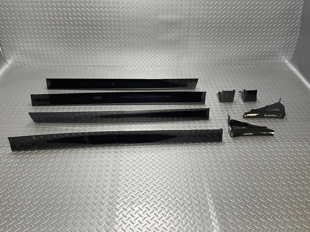 30系 アルファード/ヴェルファイア 純正サイドステップ 黒/220/スパークリングブラックパールクリスタルシャインAGH30W/GGH35/AYH(23050093拍卖