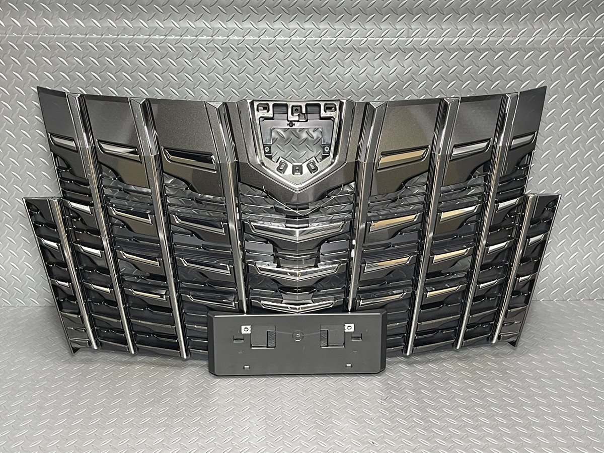 30系 アルファード 後期 純正 グリル エアロボディ 品番53101-58360 AGH30W/GGH30W/GGH35W/AGH35W/AYH30W シルバーメッキ (23050195)拍卖