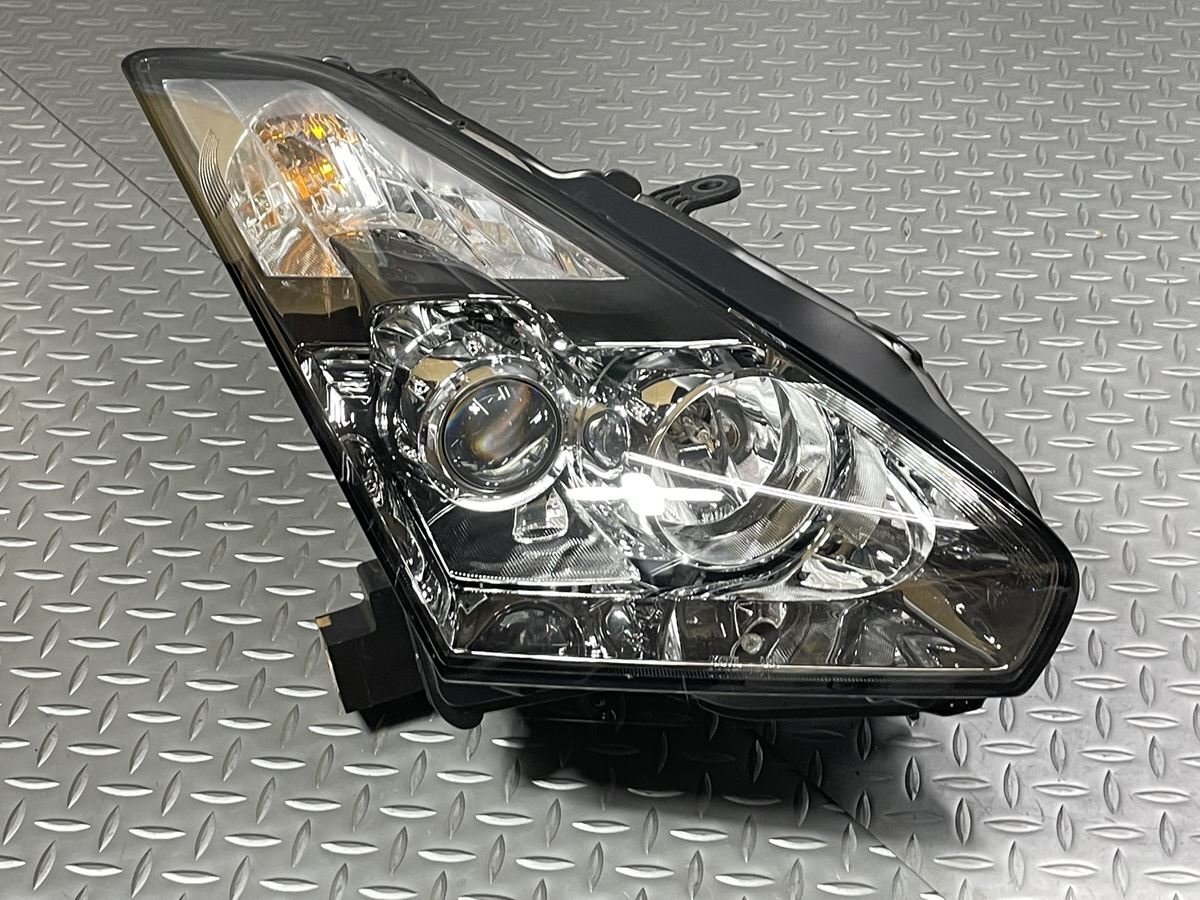 R35 GT-R 前期 純正ヘッドライト右 ヘッドランプ (22090069)拍卖