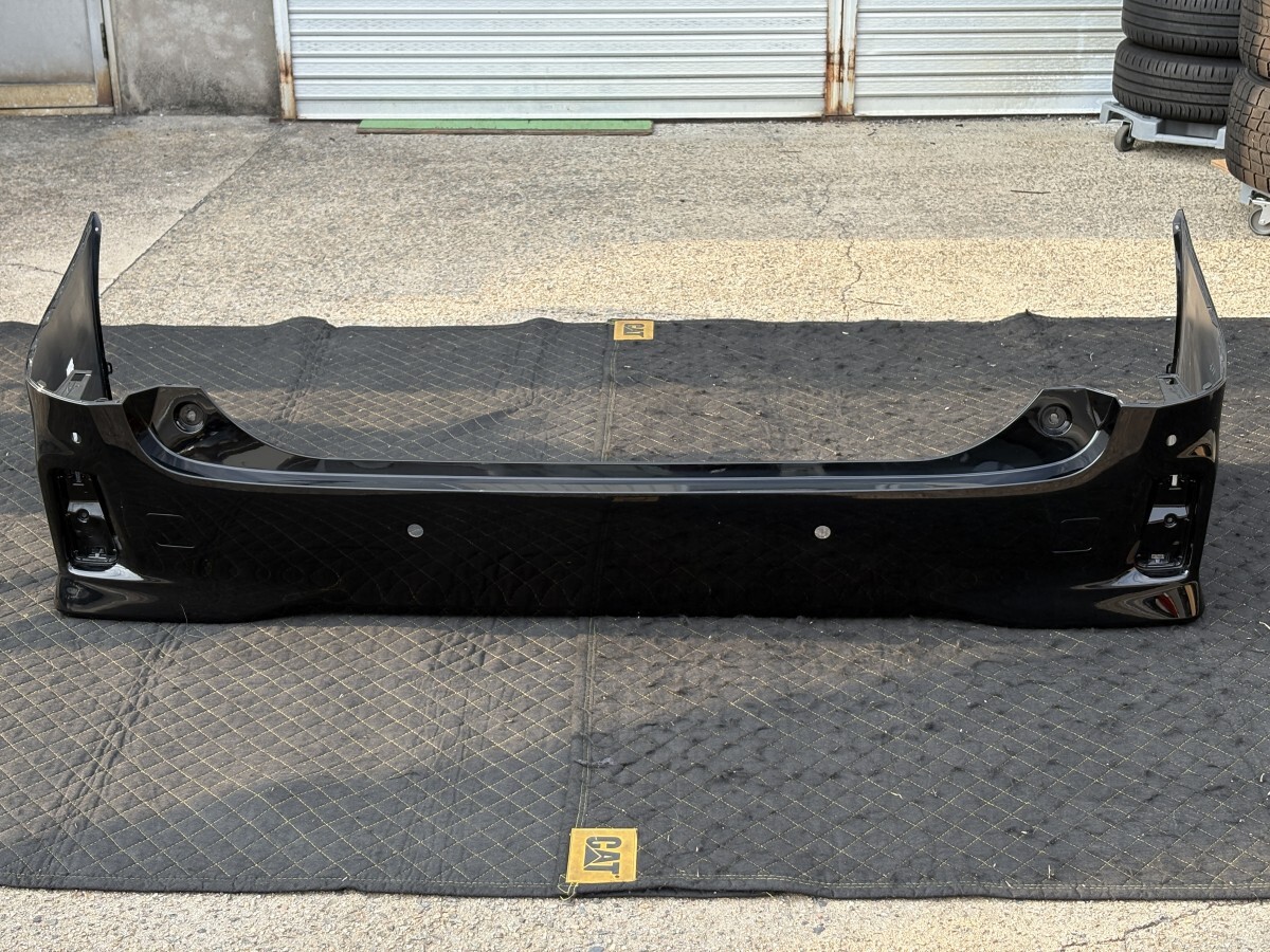 30系 アルファード/ヴェルファイア 純正 リアバンパー 黒/202/ブラック 品番52159-58190 AGH/GGH/AYH/30W/35 (25070007)拍卖