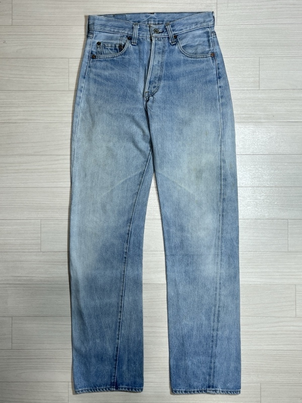 Levi's/リーバイス/80s/USA製/66後期/501/ボタンフライ/セルビッジデニムパンツ/ビンテージ/1980年3月製造/スモールe/ボタン裏刻印6拍卖