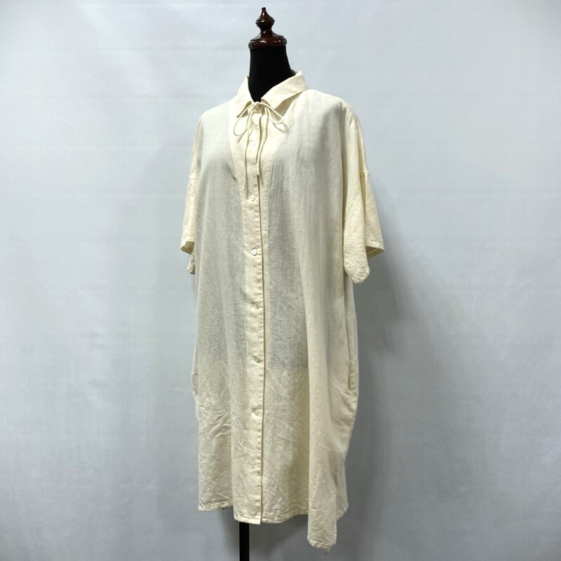 ●conges payes ADIEU TRISTESSE/コンジェペイエ アデュートリステス/23SS/ワンピース/ひざ丈/オーバーサイズ/さらっと着れる/着心地良い拍卖