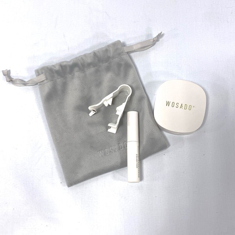 WOSADO/マグネット式 つけまつげ/コスメ/桜ピンク/落桜粉/専用ハードケース・EYEFLASH FIXER・クリップ付き拍卖