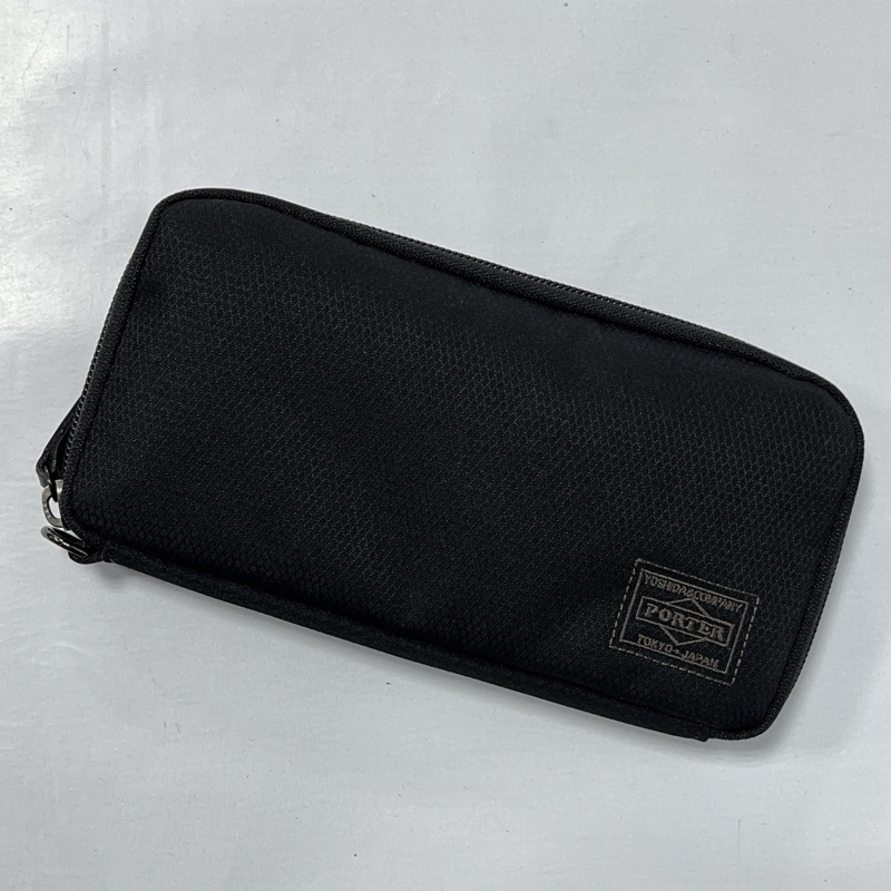 PORTER/ポーター/DILL/ディル/LONG WALLET/ロングウォレット/長財布/653-0911/ブラック/ラウンドファスナー/CORDURAファブリック拍卖