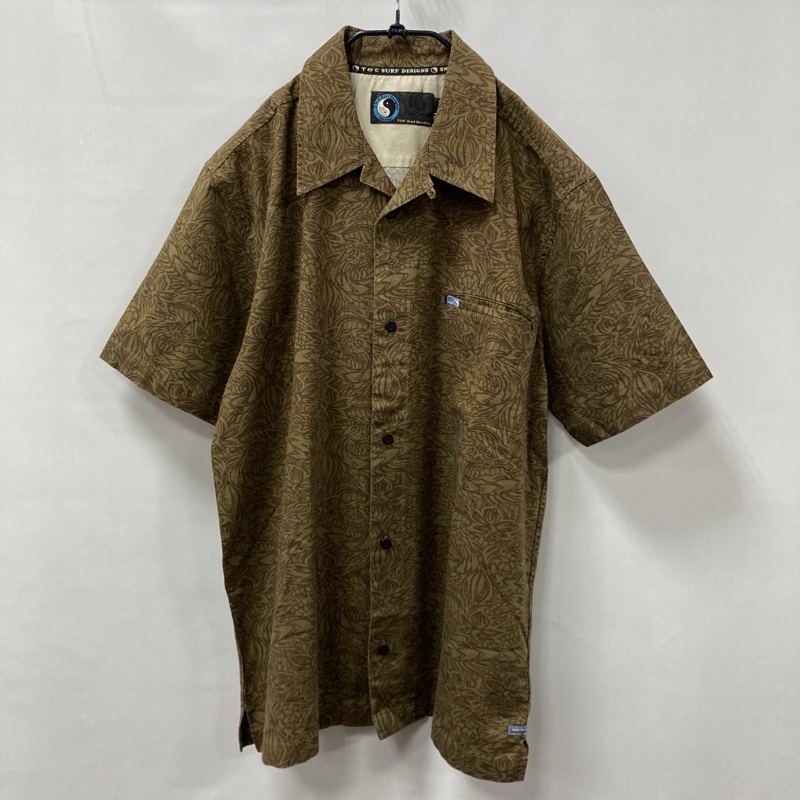 Town & Country Surf Designs/タウン&カントリー サーフデザインズ/総柄シャツ/アロハシャツ/半袖シャツ/総柄/Y2K/USED/古着/Lサイズ拍卖