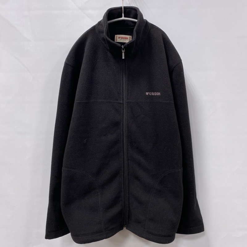 McGREGOR/マックレガー/フリースジャケット/13811999/SM81-1999/ジップアップ/ワンポイント/刺繍ロゴ/スタンドカラー/ドローコード/L拍卖