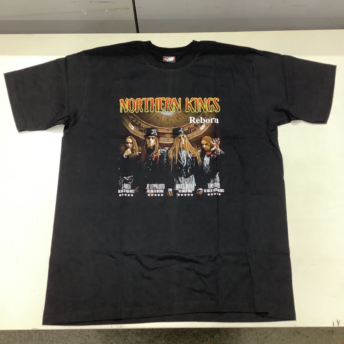 SR2XLB3 ノーザン・キングス バンドTシャツ XXLサイズ NORTHERN KINGS 半袖 Tシャツ ブラック 拍卖
