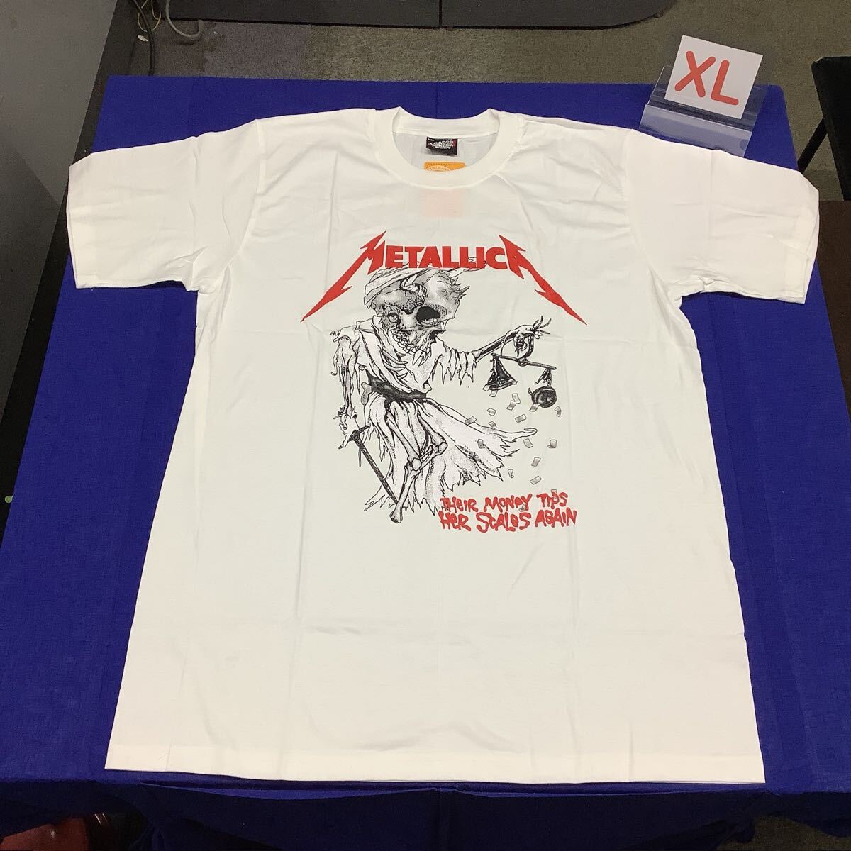 SRXLC3 メタリカ バンドTシャツ XLサイズ 白 4 METALLICA 半袖Tシャツ 拍卖