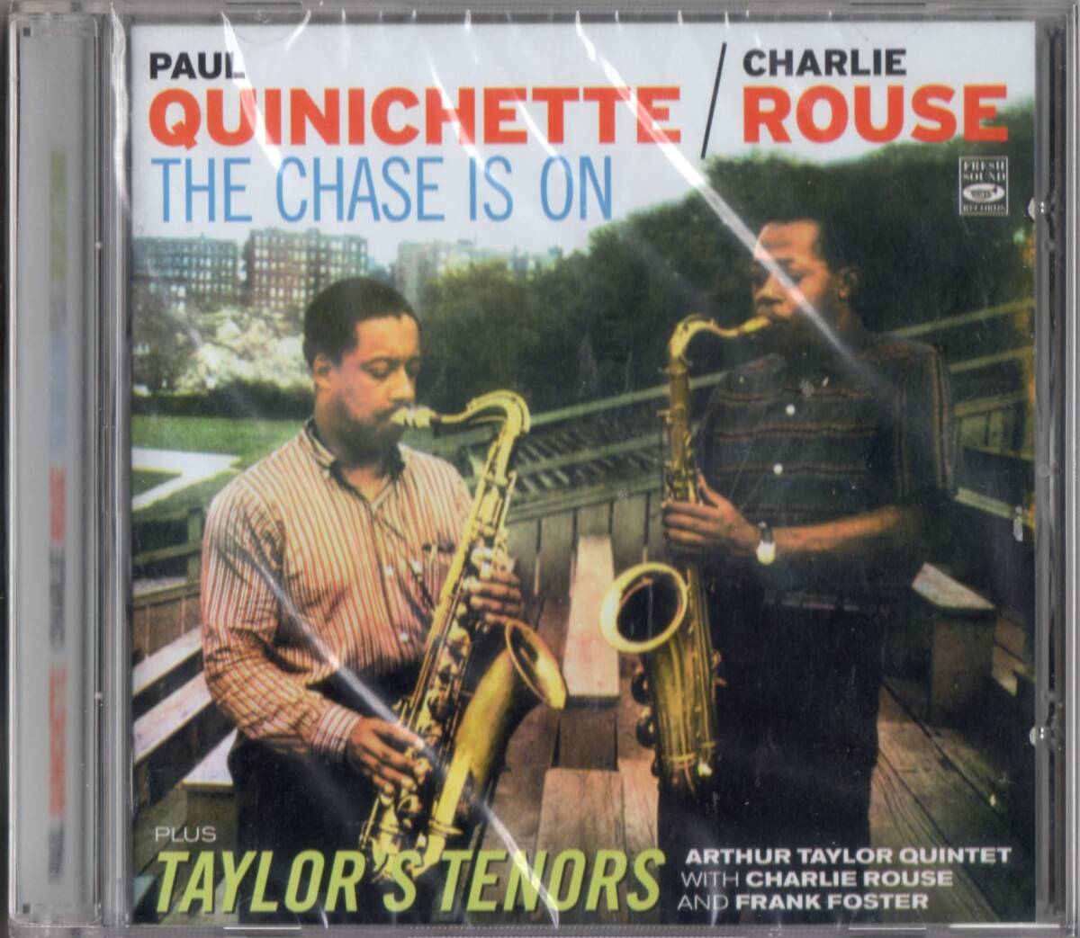 【未開封*2LPin1CDジャズ】CD化2011年 Paul Quinichette&Charlie Rouse/The Chase Is On 1957年+ Art Taylor/Taylor's Tenors1959年拍卖