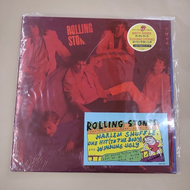 LP/ザ・ローリング・ストーンズ ダーティ・ワーク/国内盤 赤シュリンク付拍卖