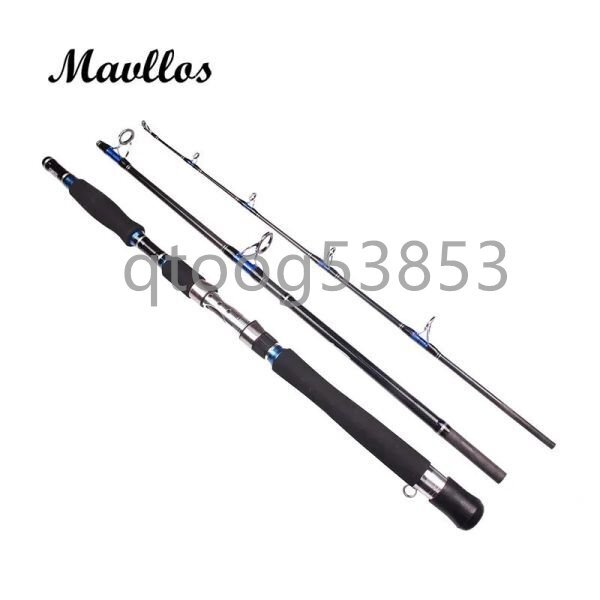 マグロ 釣り ジギング スピニングロッド 1.8m, 2.1m ルアー 70-g,20-50lb,3セクション ポータブル 大物 青物 カンパチ拍卖