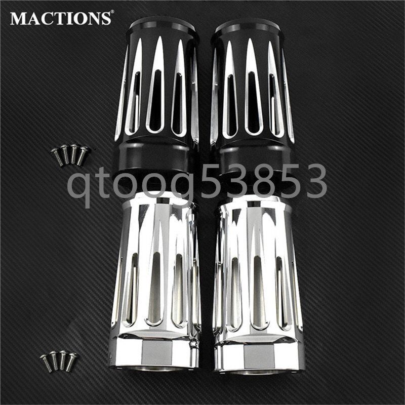 フロント フォーク ブーツ スライダー カバー ディープカット ハーレー ツーリング ロードキング エレクトラ ストリート グライド トライク拍卖