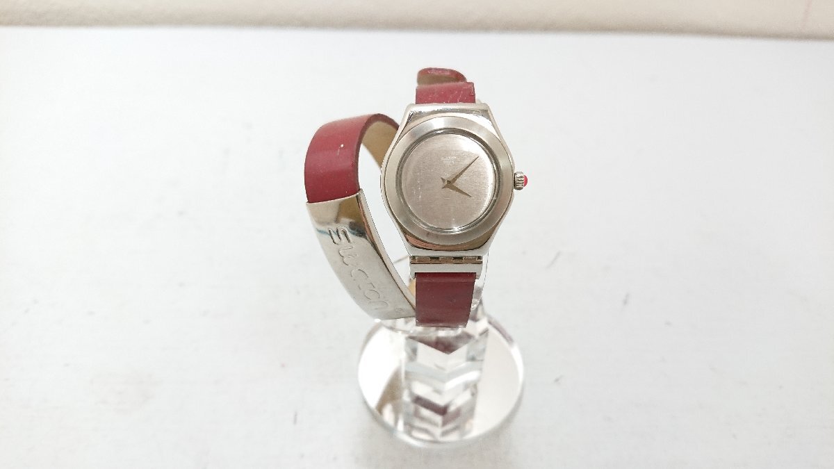 SALE 1円~【中古】swatch IRONY スウォッチ アイロニー レディースQZ レディースウォッチ 稼働品 現状品 キングラム(イ)拍卖
