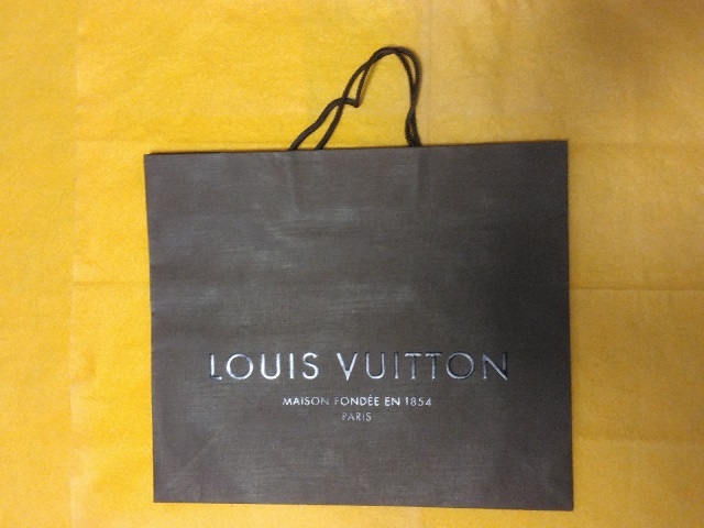 ルイ・ヴィトン Louis Vuitton ショッパー ショップ袋 手提げ 紙製 紙袋 34センチ 40センチ 15センチ拍卖