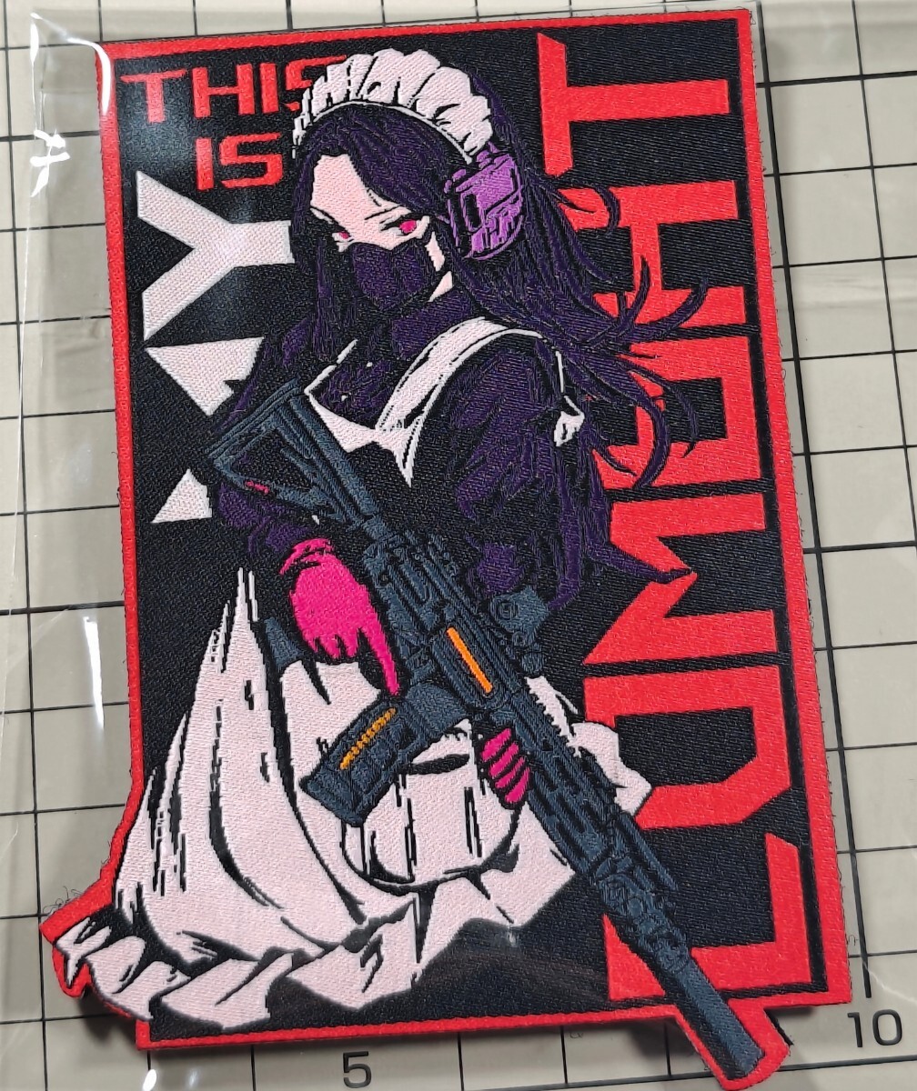 国内未発売 北米限定 COMBAT MAID 刺繍ベルクロパッチ 夜光仕様 ■ オリジナル メイド ワッペン ミリタリー サバゲー 拍卖
