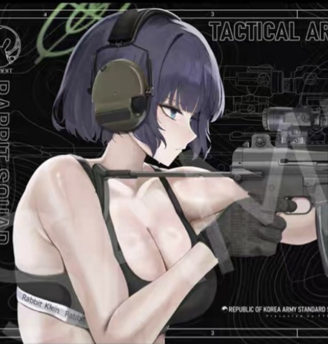 中韓同人イベント限定 FTE先生描き下ろし サキ 大判ゲーミングマウスパッド ■ ブルーアーカイブ ブルアカ プレイマット拍卖