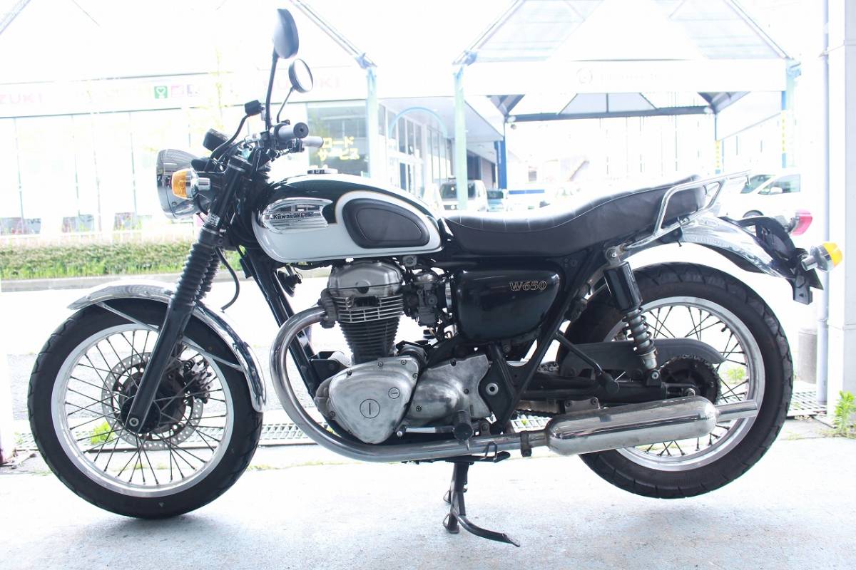 KAWASAKI W650(グリーン)71825km 遠方配送可能 現状販売 ※大阪から 二輪処エスペラント拍卖