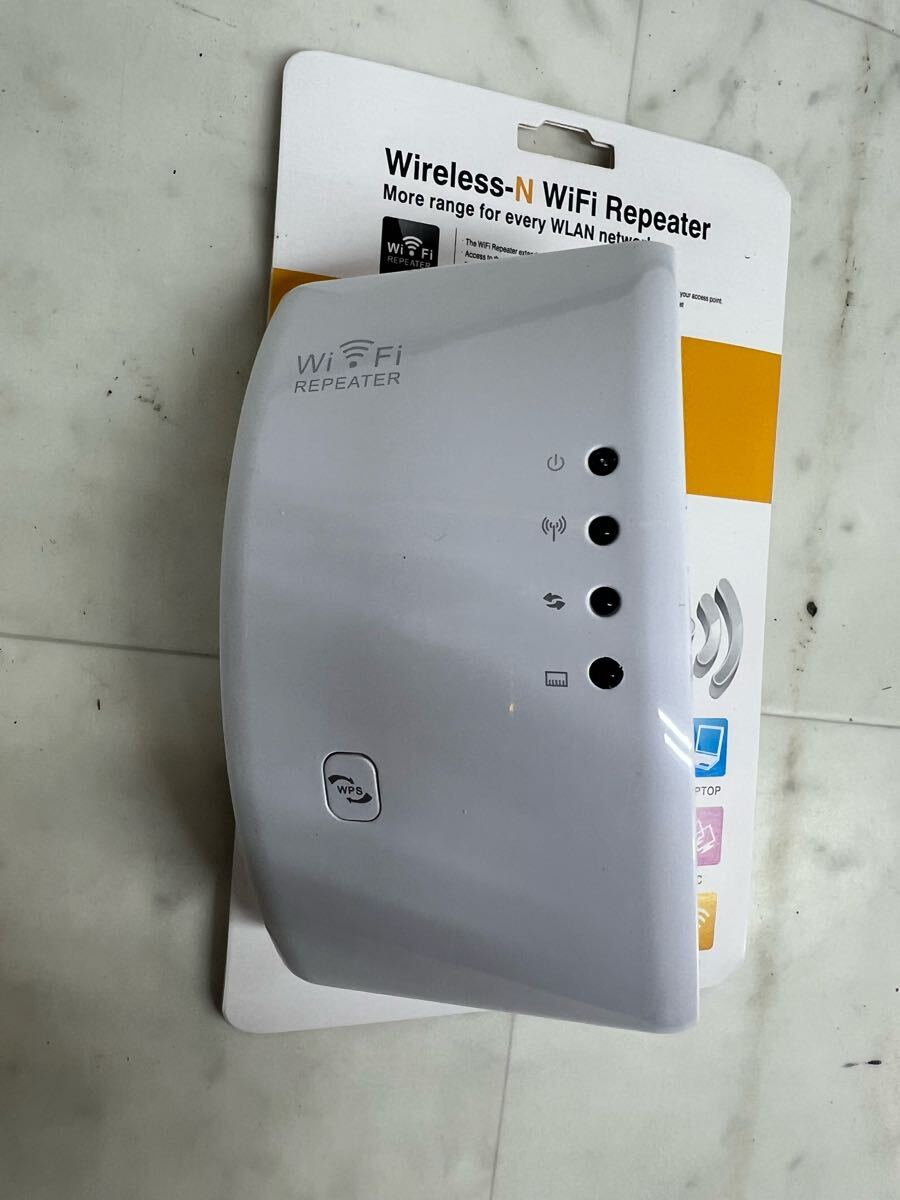 スピードタヌキ ハイパワー無線LAN中継機 Wireless-N WiFi Repeater【管理0704a】拍卖