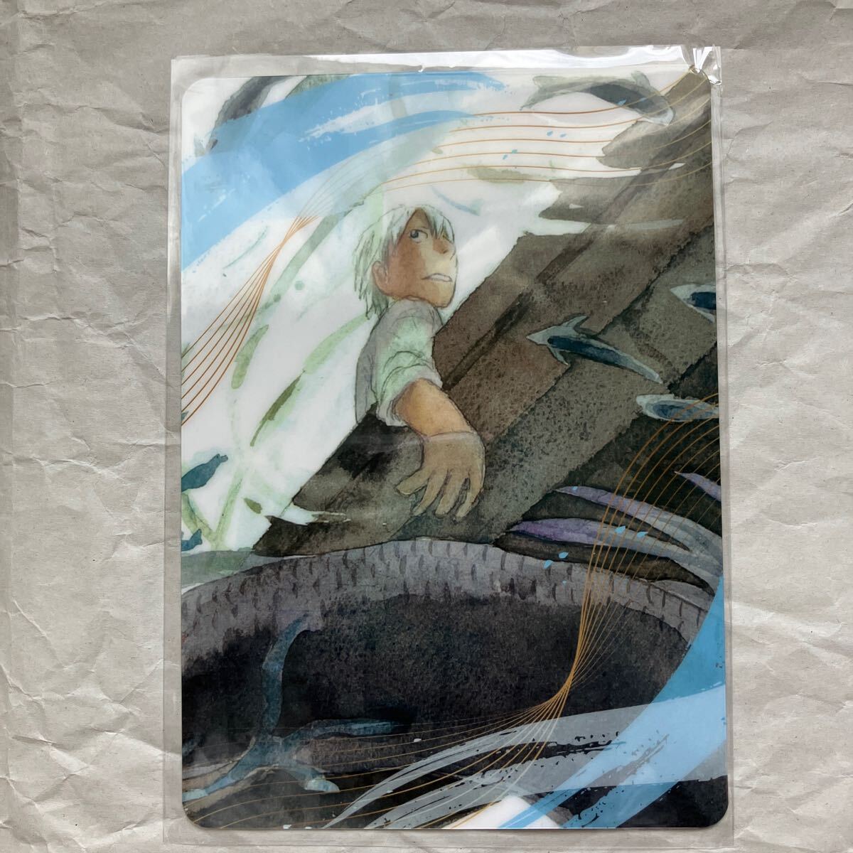 蟲師 POP UP STORE in マルイ A6キャラパネル(下敷き) 1枚 非売品 ギンコ 6巻表紙拍卖