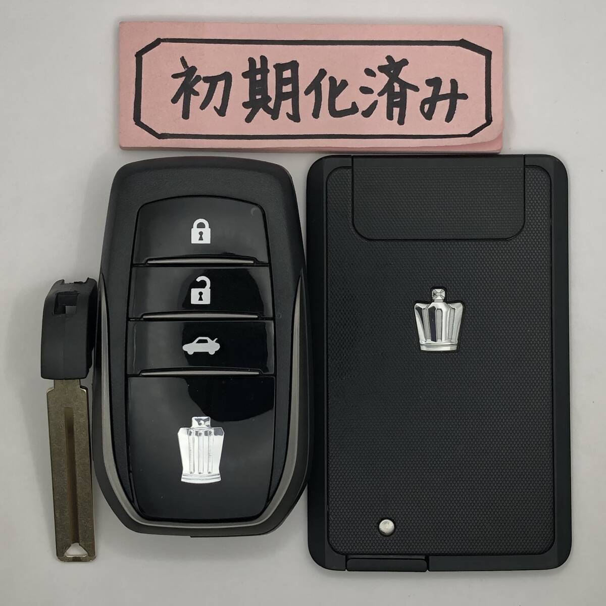 CAK15 初期化済 トヨタ スマートキー カードキー クラウン 210系 281451-0020 001-A00089 14FAA-03 登録可能 埼玉県深谷市拍卖