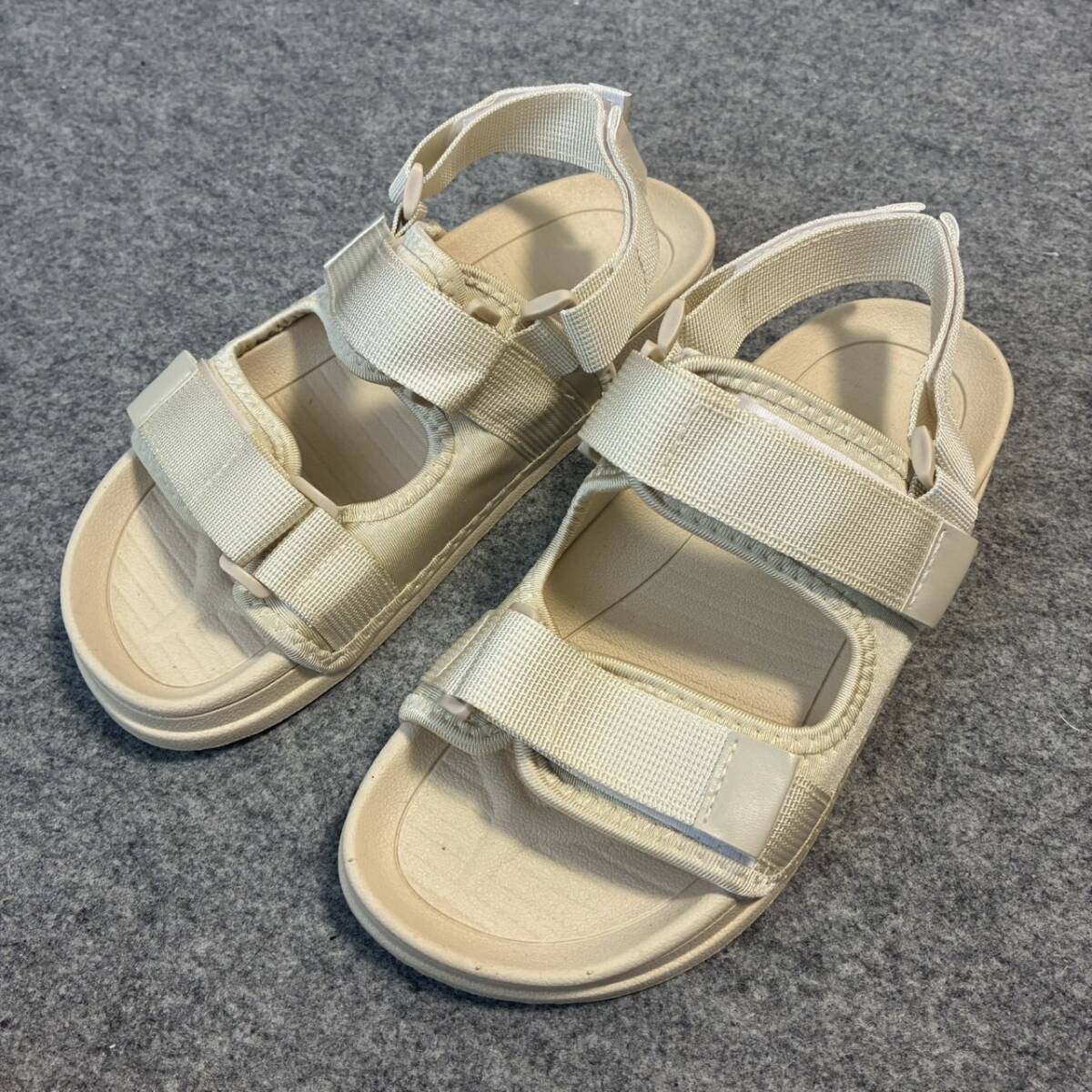 37-38(23.5-24.0cm) 2WAYOK 2本ベルト ストラップサンダル スポーツサンダル アウトドアサンダル 拍卖