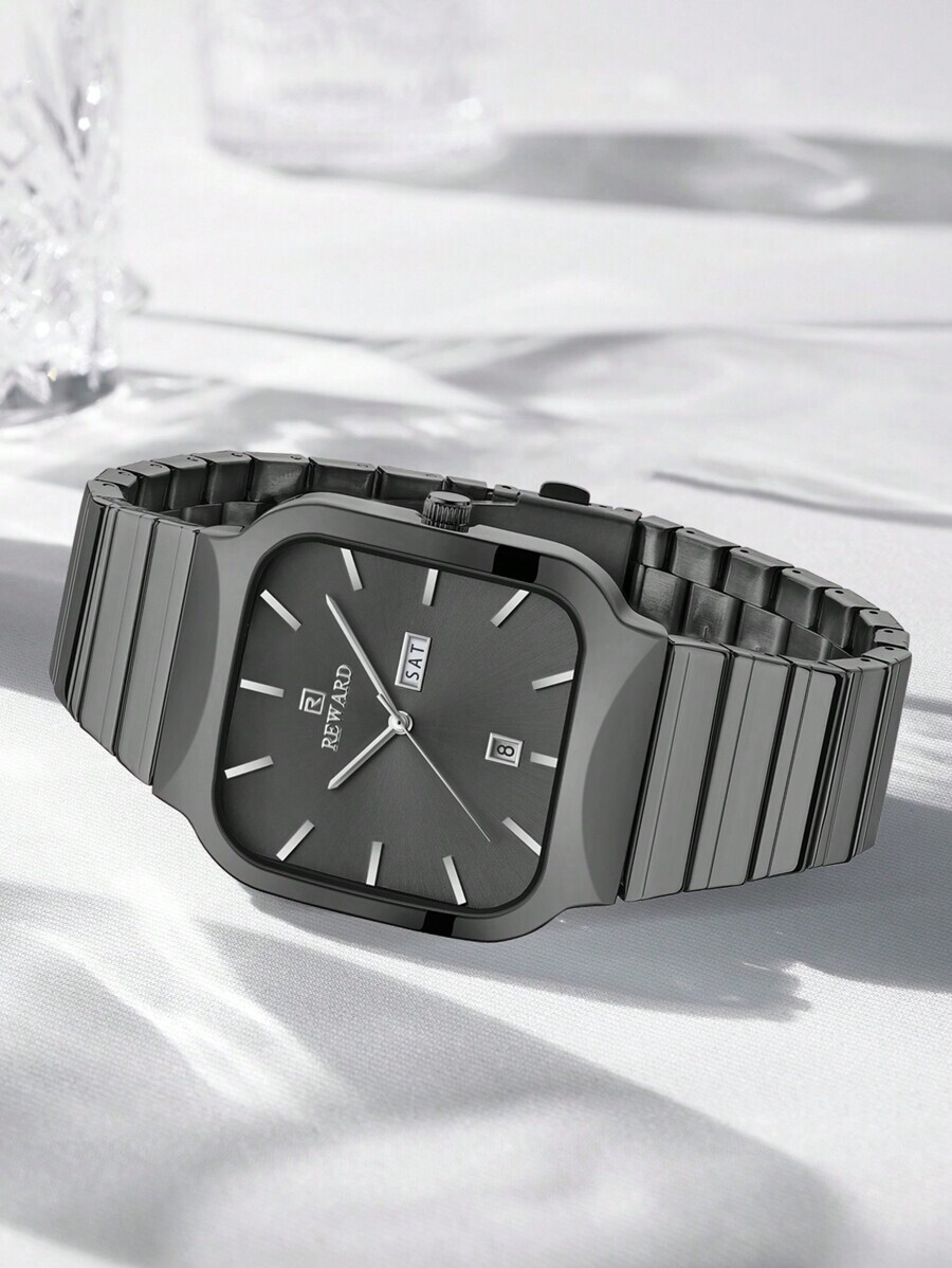 腕時計 メンズ クォーツ リワード メンズクォーツ腕時計 ビジネスファッションスタイル タイミング カレンダー ルミナスハンズ マ拍卖